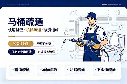 金昌马桶疏通
