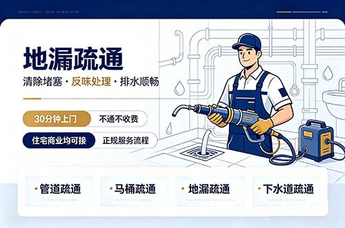 金昌地漏疏通